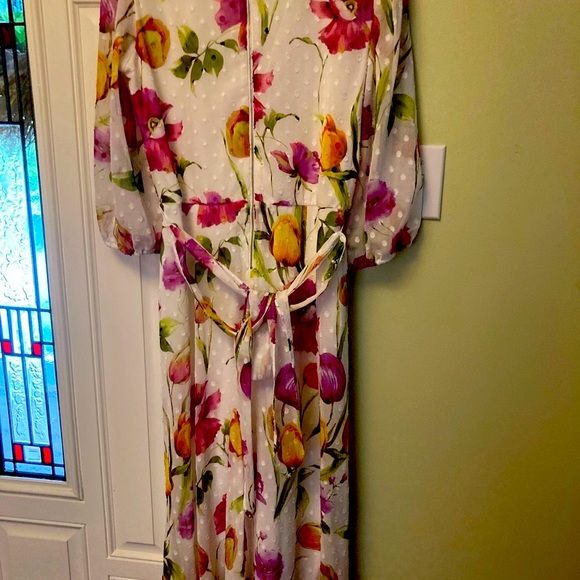 Women’s Maison Tara floral dress size 14 - Picture 6 of 16